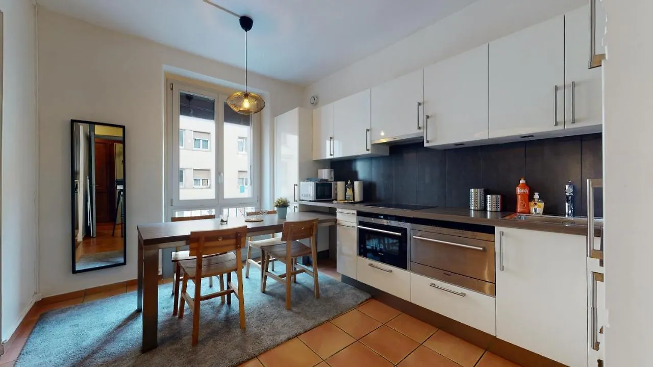 公寓 Charming Studio In Les Paquis Close To The Famous Jet D'Eau 日内瓦 瑞士